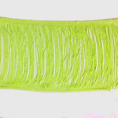Neon színű hurkolt végű rojt 15 cm hosszú - GIALLO